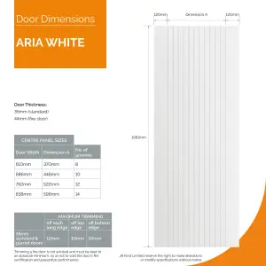 Aria White Internal Laminate Door