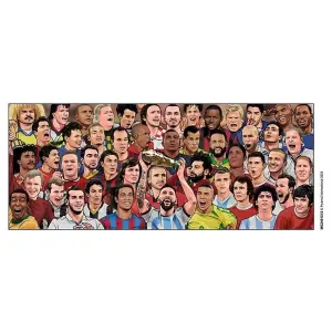 Pyramid International Legends Footballs Greatest Mug Multicoloured (One Size)