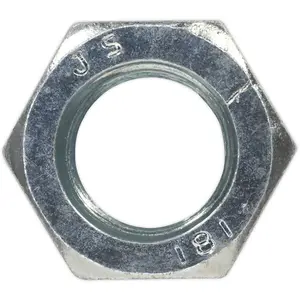 25 Pack M16 Steel Hex Nuts with 2mm Pitch - DIN 934 Certified Quality