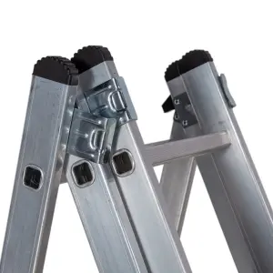 Werner 4-way Aluminium, plastic & rubber Combination Ladder