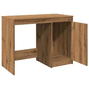 Berkfield Desk Artisan Oak 100x50x76 cm Engineered Wood