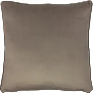 Evans Lichfield Opulence Velvet Piped Feather Filled Cushion