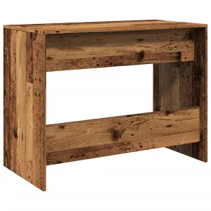 Berkfield Desk Old Wood 101x50x76.5 cm Engineered Wood