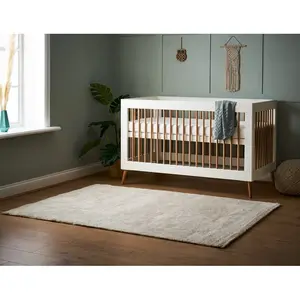 Maya Cot Bed White/Brown