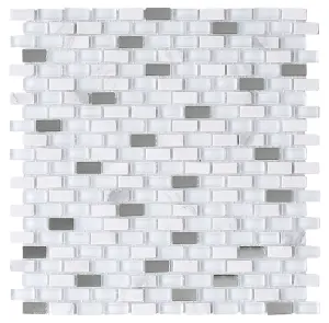 Carrera Art Deco Mosaic Tile - House of Mosaics