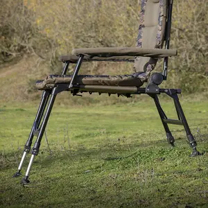 Adjustable Reclining Portable Fishing and Camping Chair for All Terrains