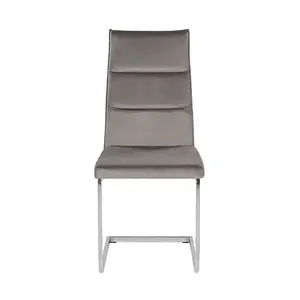 Bruno Upholstered Dining Chair Grey