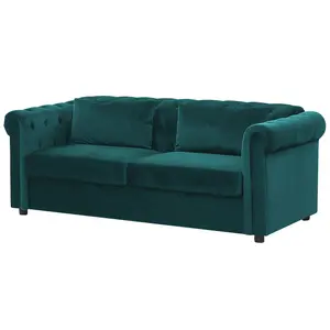 Sofa Bed CHESTERFIELD Emerald Green Velvet