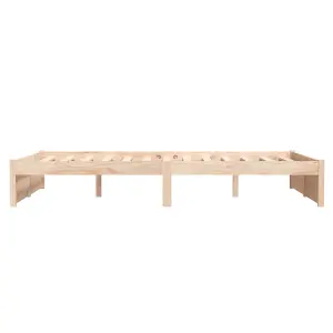 Berkfield Bed Frame Solid Wood 120x190 cm Small Double