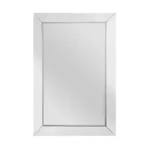 Maison by Premier Rectangular Mirrored Wall Mirror 90Cm