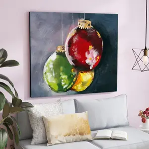 Ornaments - Wrapped Canvas Painting 43.18cm H x 50.8cm W x 3.81cm D