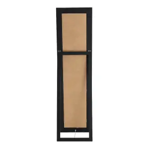 Modern Wood Beveled Freestanding Framed Full Length Mirror H 1500mm