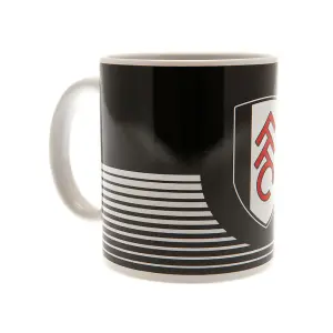 Fulham FC Lines Mug Black/White (One Size)