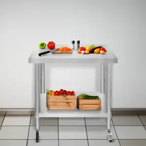 Catering Workbench Table - 76cm x 45cm x 86cm