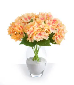 5 Best Artificial Peach Single 35cm Hydrangea Flower Stems