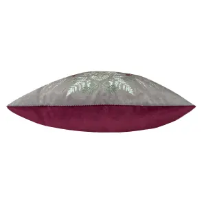 Evans Lichfield Eden Mirror Velvet Feather Filled Cushion