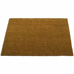 Heavy Duty Extra Large Plain Natural Coir Door Mat Entrance Floor Indoor Outdoor