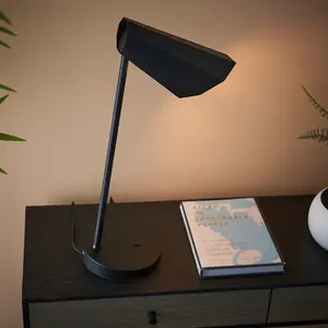 Luminosa Merano Table Lamp Matt Black Paint