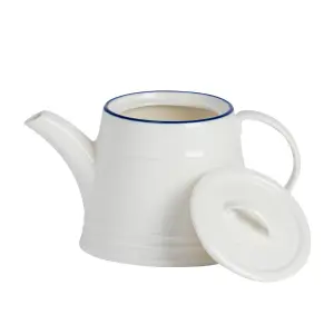 Nicola Spring - White Teapot - 900ml