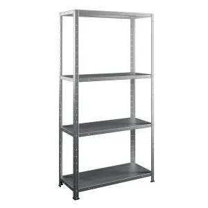 Handy Galvanised Steel 4 Garage Shelf Storage Unit