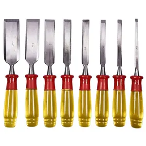 Amtech 8pc Wood Bevel Edge Carpentry Joiner Carpenter Woodwork Chisel Set