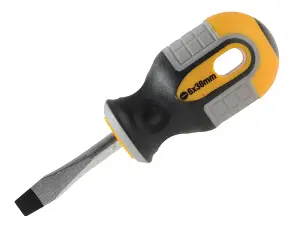 Roughneck Stubby Screwdriver with Flared Tip - 6mm x 38mm