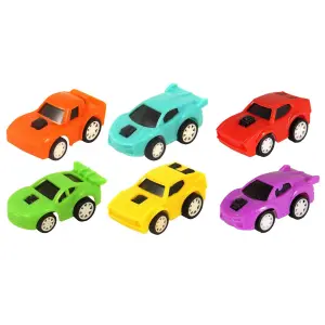 Contrast Toy Car (Pack of 48) Multicoloured (One Size)