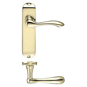 Zubac Latch Door Handle (Set of 2) Electro Brass