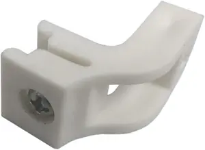 Fort Fasteners Curtain Rail Brackets Fit Swish Sologlyde Track White 12 Brackets