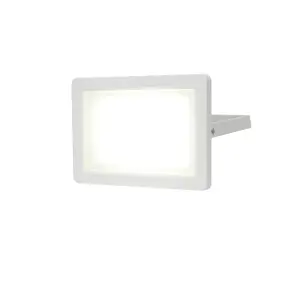 GoodHome Lucan AFD1019-NW White Mains-powered Cool white LED Without sensor Floodlight 3000lm