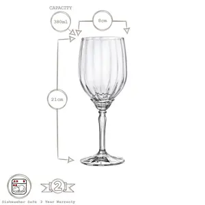 Florian Wh Bormioli Rocco White Wine Glasses (Set of 6) 380 oz. 