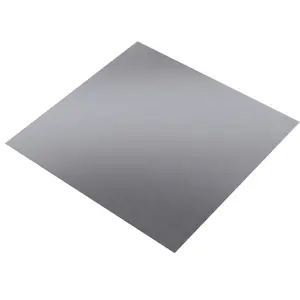 Silver effect Aluminium Flat Smooth Sheet, (H)500mm (W)250mm (T)1mm 260g