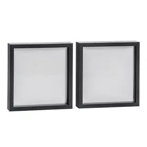 Nicola Spring - 3D Box Photo Frames - 20 x 20" - Pack of 2