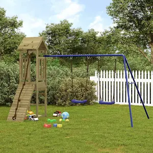 Berkfield Outdoor Playset Impregnated Wood Pine