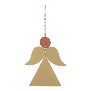 Copper effect Angel Metal Hanging decoration