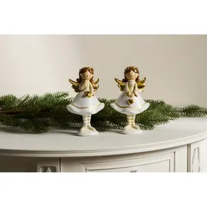 Angel Hanging Figurine Ornaments (Set of 2)