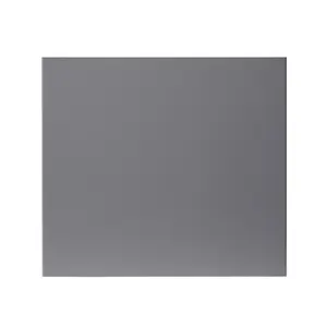 GoodHome Stevia Gloss anthracite Slab 2 drawer front, bridging door & bi fold door 400mm