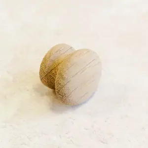 40mm Diameter Sanded Birch Cabinet Knob