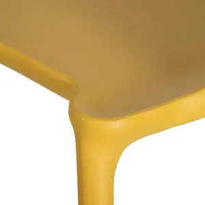 Britnie Dining Chair (Set of 4) Yellow