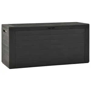 Berkfield Garden Storage Box Anthracite 116x44x55 cm