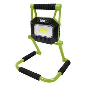 Sealey Rechargeable Portable Fold Flat Floodlight 20W COB LED Lithium-ion LEDFL20W