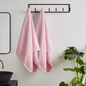 Quick Dry Cotton Bath Sheet (Set of 2) Pink