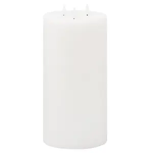 Luxe Collection Natural Glow 6x12 LED White Candle