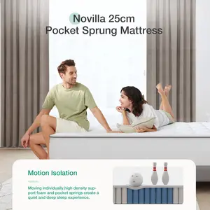 Bealeton  27cm Memory Foam Pocket Sprung Mattress Kingsize (5')