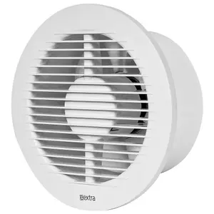 Round Bathroom Extractor Fan 150mm / 6" with Timer Sensor