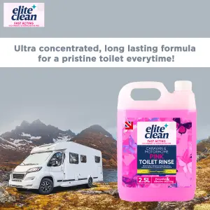 Caravan Toilet Chemical Blue Pink Rinse Fluid Solution Cleaner Caravan Motorhome