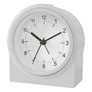 Analogue Electric Alarm Tabletop Clock Grey