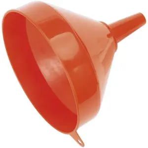 250mm Heavy-Duty Funnel with Fixed Spout and Side Hook - Perfect for Oil and Fuel