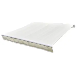 Berkfield Awning Top Sunshade Canvas Cream 500x300 cm