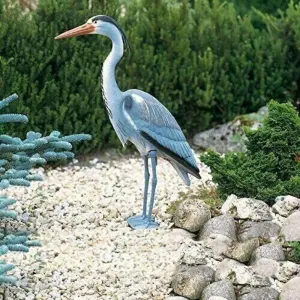 73cm Heron Realistic Bird Deterrent Heron Falcon Bird Repellent for Garden Protection